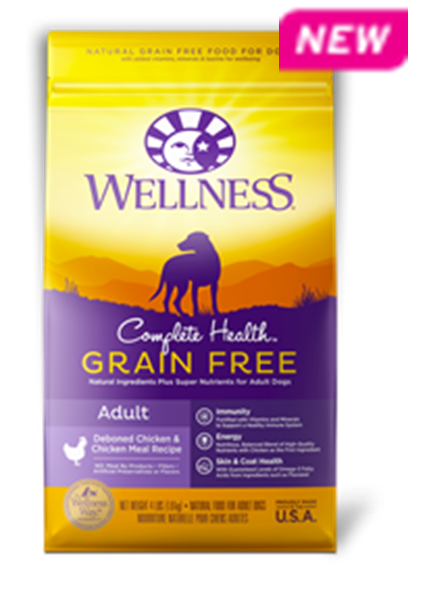 Grain free dog food deboned chicken